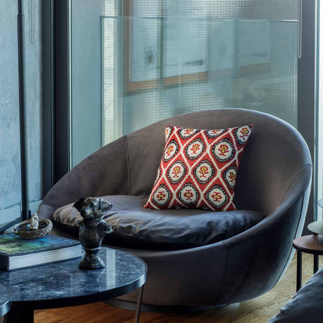 Floral Medallion Cushion