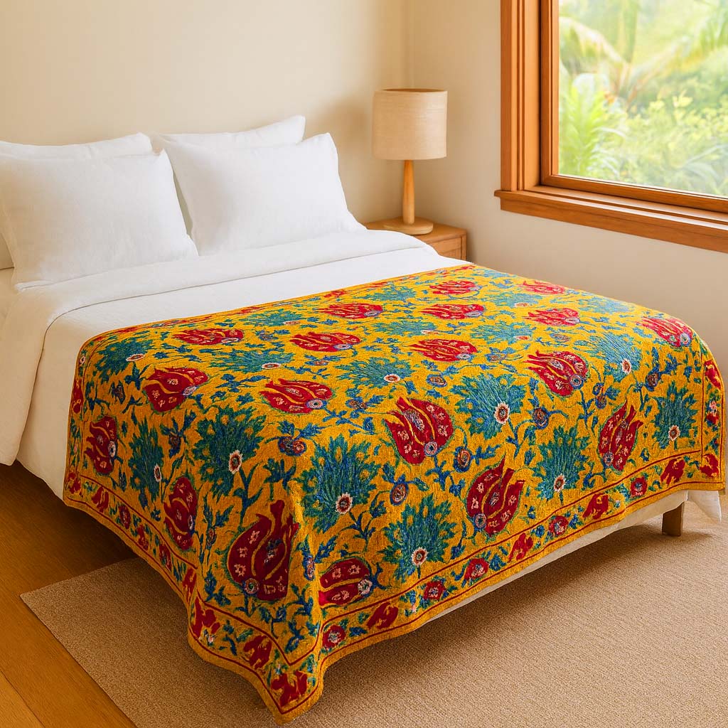 Garden of Tulips Throw