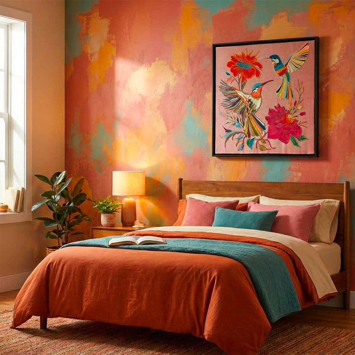 Hummingbirds on Lilac